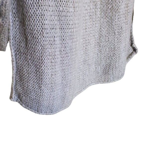 Super Soft and Warm Gray Turtleneck Sweater Tagless Reversible 1X - Picture 6 of 8